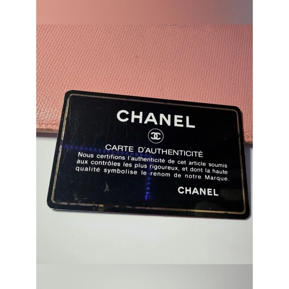 PINK CHANEL BIFOLD WALLET